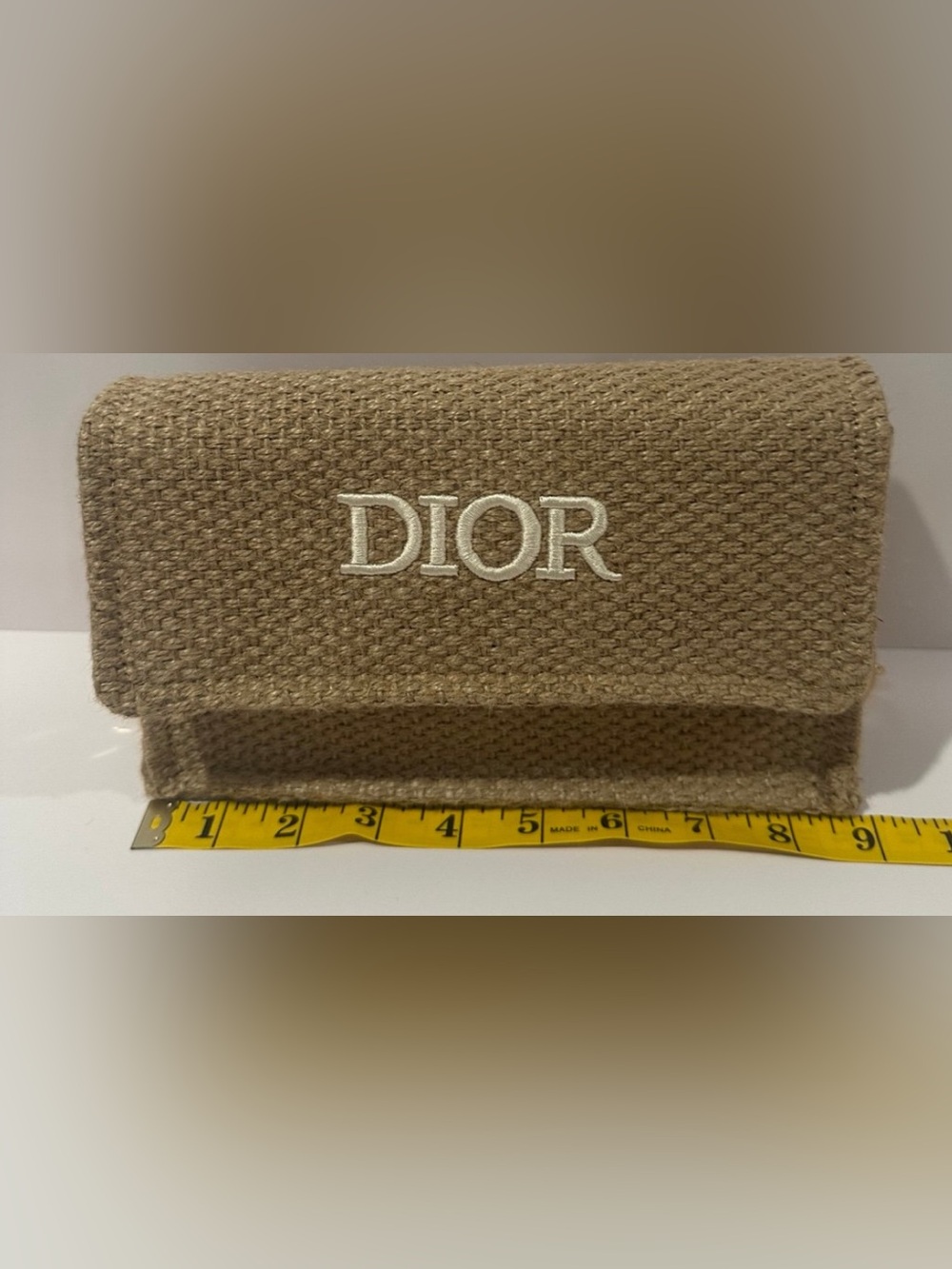 Dior Raffia Clutch with bag with chain strap . NWT.
Box . GWP Item - Picture 13 of 15